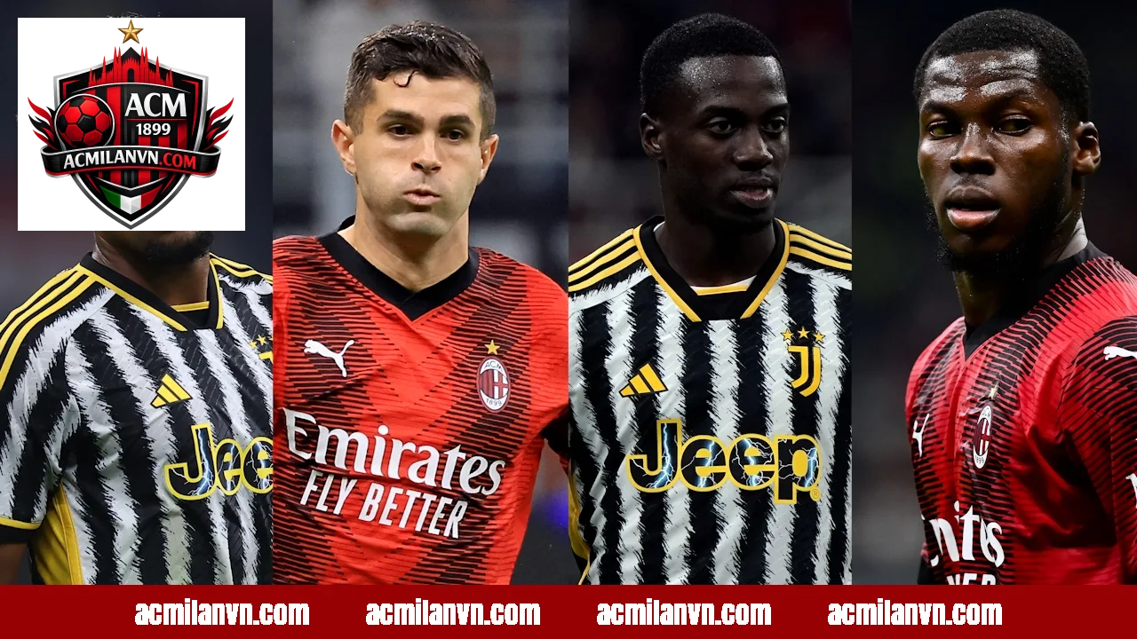 Lịch sử đối đầu và những thống kê đáng chú ý giữa AC Milan và Juventus