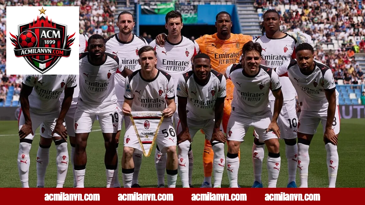 Đội hình AC Milan trong một trận đấu