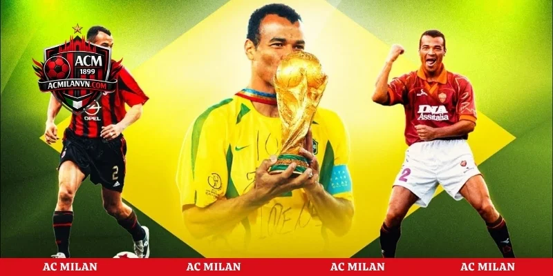 Cafu trong màu áo AC Milan