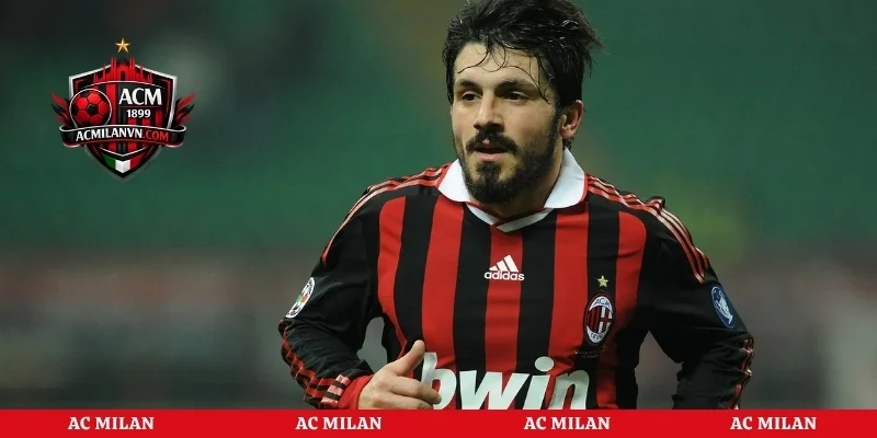 Gennaro Gattuso trong màu áo AC Milan