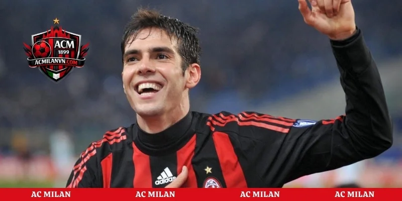 Kaká trong màu áo AC Milan